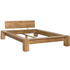 Bettgestell Morten Eiche massiv 140 x 200 cm