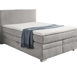 Boxspringbett Arabella Grau 140 x 200 cm