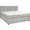 Boxspringbett Cora Greige 180 x 200 cm