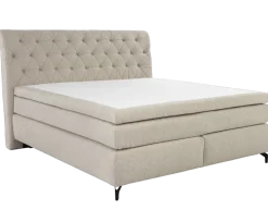 Boxspringbett Scarlett-Mix Beige 180 x 200 cm