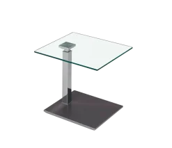 Couchtisch 1442 Glas klar 47 cm