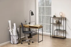 Design-Bücherregal Seaford Eiche 77 x 114 cm