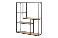 Design-Regal Seaford Eiche 75 x 91 cm