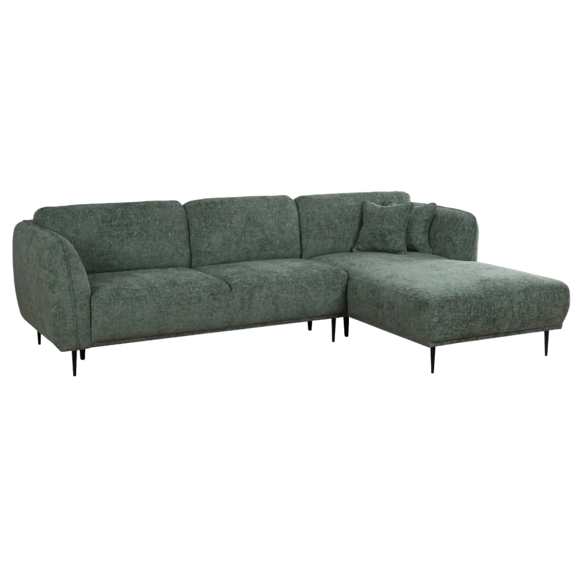 Ecksofa Kelmis Grün