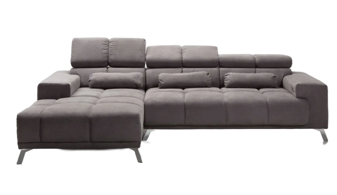 Ecksofa Speed mit Funktion Grau