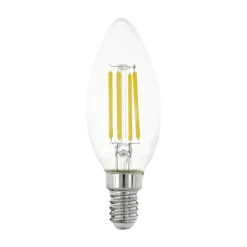 EGLO E14 LED Filament Leuchtmittel Kerzenform 2700 K