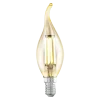 EGLO E14 LED Filament Leuchtmittel Kerzenform Amber