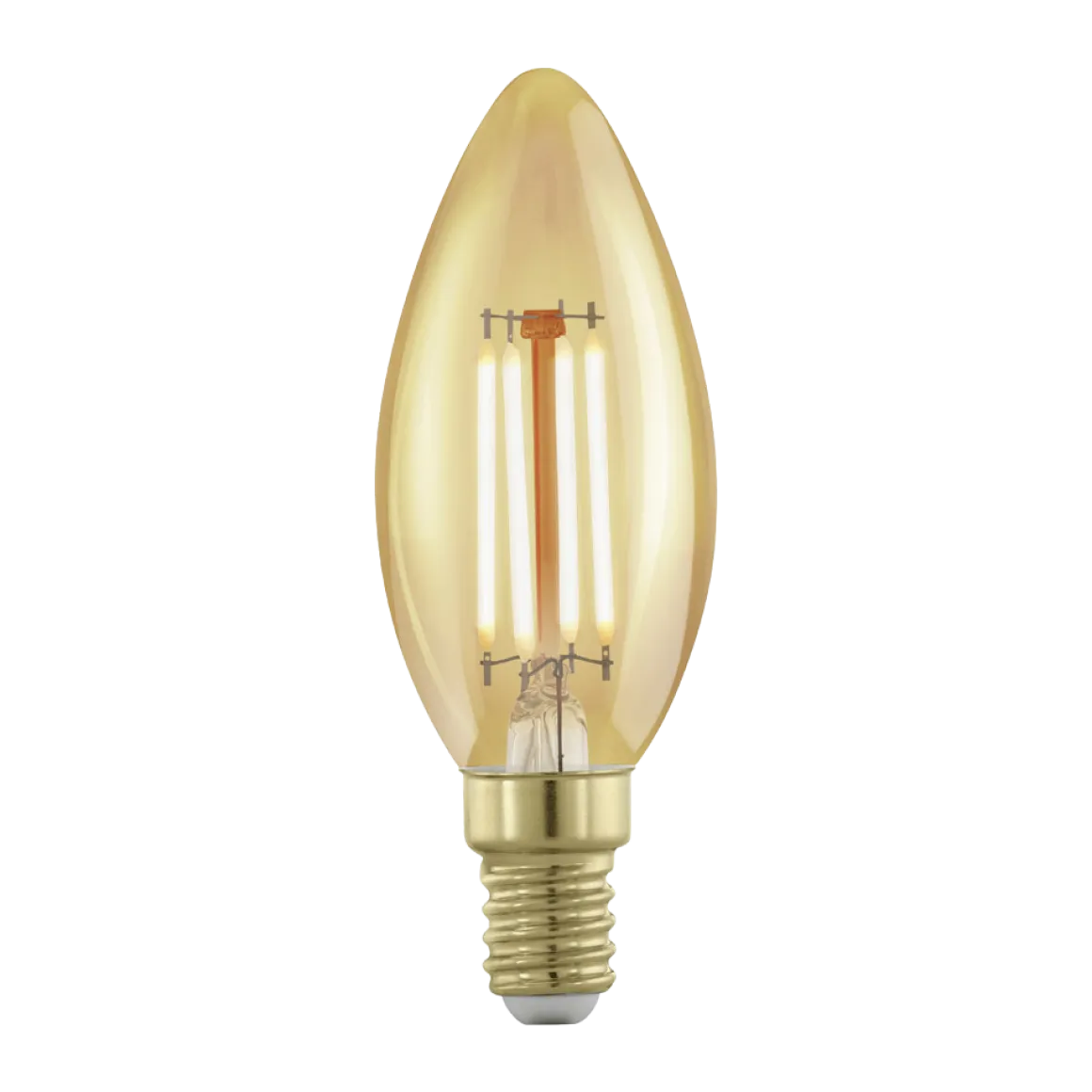 EGLO E14 LED Filament Leuchtmittel Kerzenform Amber