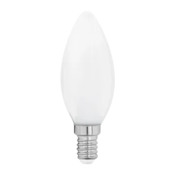EGLO E14 LED Leuchtmittel Kerzenform Opalweiß 2700 K