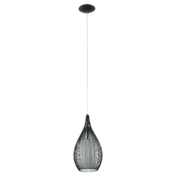 EGLO 1-flg Pendelleuchte Razoni Schwarz