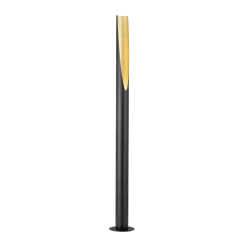 EGLO LED Stehlampe Prebone Schwarz Gold