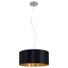 EGLO Pendelleuchte Maserlo Schwarz-Gold 53 cm