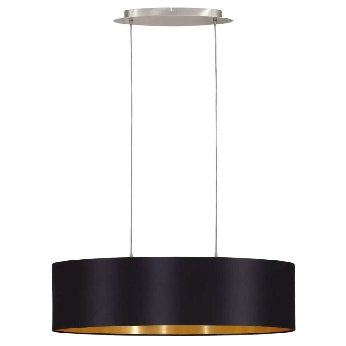 EGLO Pendelleuchte Maserlo Schwarz-Gold 78 cm