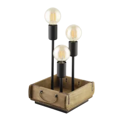 EGLO Tischleuchte Wootton 3-flg