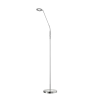 Fischer & Honsel 1-flg LED Stehleuchte Dent-TW Nickelfarben