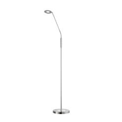 Fischer & Honsel 1-flg LED Stehleuchte Dent-TW Nickelfarben