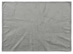 Flanell-Kuscheldecke Grau 220 x 240 cm