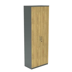 Flügelschrank E10 Natural Hickory Grau