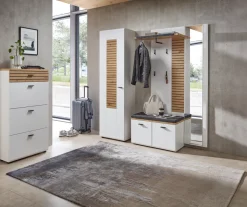 Garderobenschrank Fresno Weiß