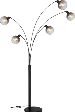 Globo 5-flg Bogenleuchte Seymour