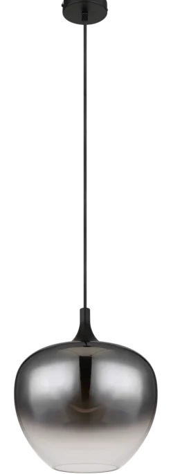 Globo 1-flg Pendelleuchte Maxy Rauchglas