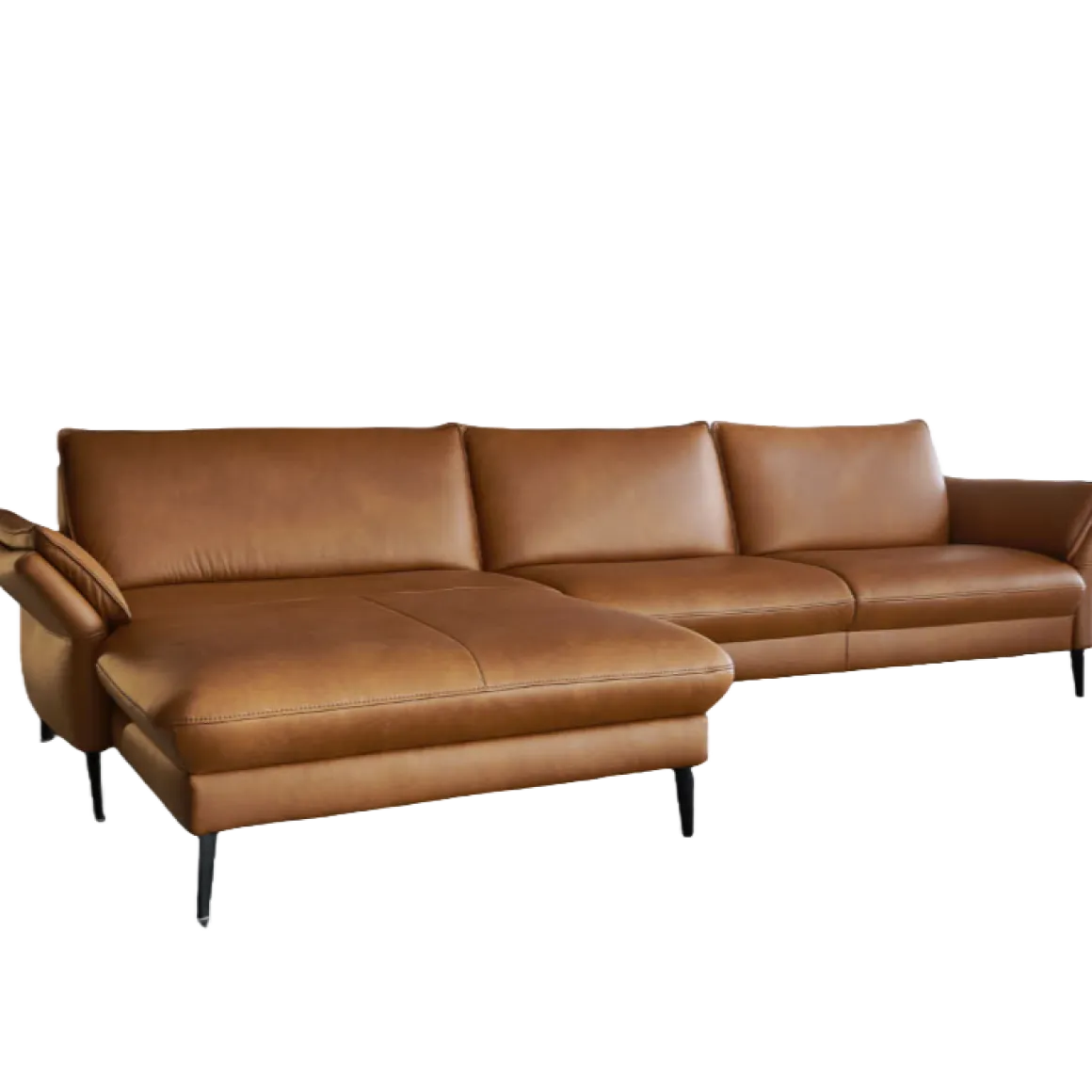 Hukla Ecksofa 1116 Cognac