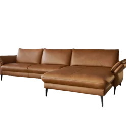 Hukla Ecksofa 1116 Cognac