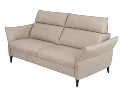 Hukla 3-Sitzer Sofa 21014 Pearl mit Kopfteilverstellung