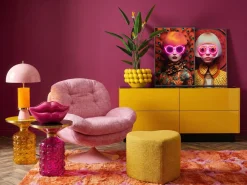 KARE Hocker Lovely Gelb