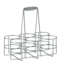 kela Flaschenträger Loop silber glänzend