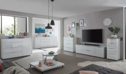 Kommode Santorin Weiß 226 x 99 cm