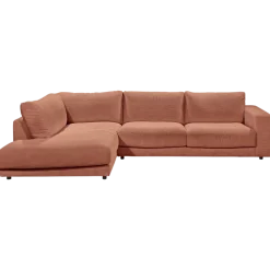 Lascondo Ecksofa Hagerstown 2.0 Cord rusty