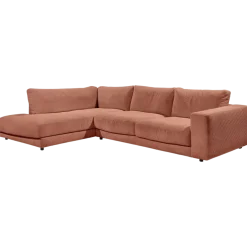 Lascondo Ecksofa Hagerstown 2.0 Cord rusty