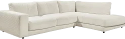 Lascondo Ecksofa Hagerstown 2.0 Cord Snow