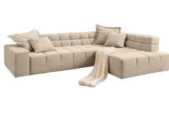 Lascondo Ecksofa Oakland Feincord Sand