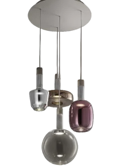 LED Pendelleuchte Eclettica 4-flg