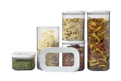 Mepal 5-tlg Vorratsdosen-Set Modula Weiß