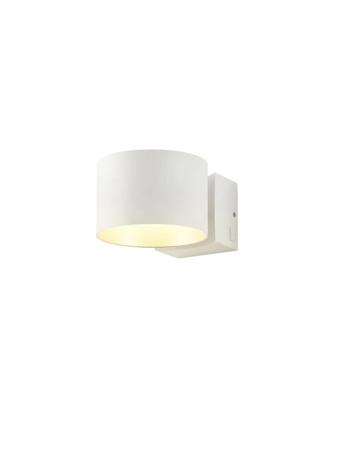 Musterring LED Wandlampe Loop Weiß