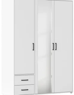 Rauch Drehtürenschrank Voyager Alpinweiß