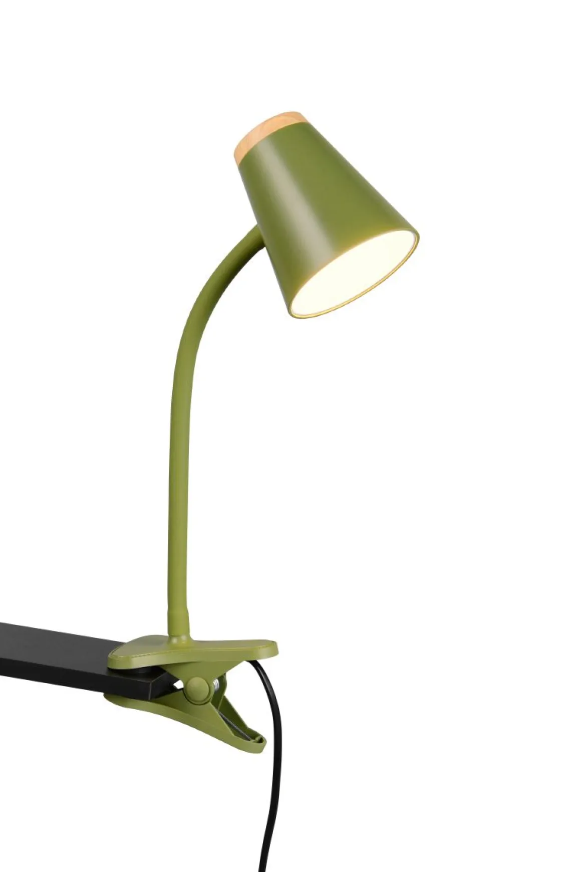 Reality Leuchten Klemmlampe Pongo Grün