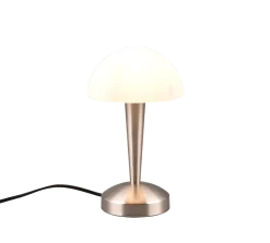 Reality Leuchten LED Tischlampe Canaria Nickel
