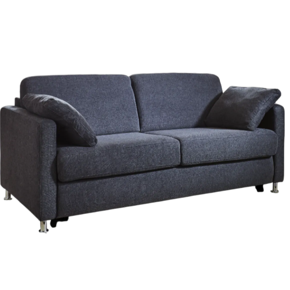 Schlafsofa Boston Faltbett-System Anthrazit