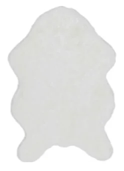 Schöner Wohnen Kunstfell Tender in Schaffelloptik Weiß 60 x 90 cm
