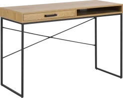 Schreibtisch mit Schublade Seaford Eiche 110 x 45 cm