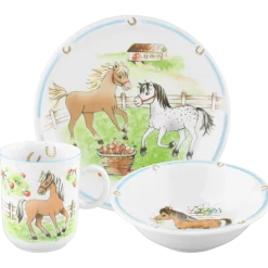 Seltmann Weiden 3-tlg Kinder Teller-Set Mein Pony