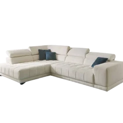Systempolster Ecksofa 15053 Cord Beige