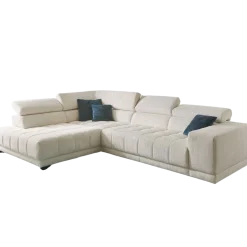 Systempolster Ecksofa 15053 Cord Beige