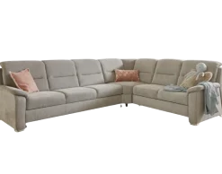Systempolster Ecksofa 10002 Platin