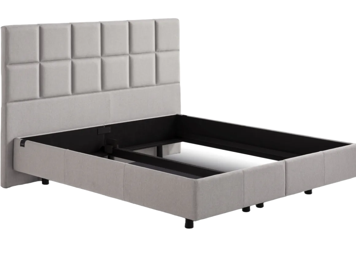 Tempur Polsterbettgestell Classic Ash grey 180 x 200 cm