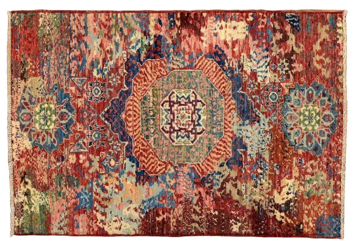 Teppich aus Afghanistan Glow 81 x 121 cm